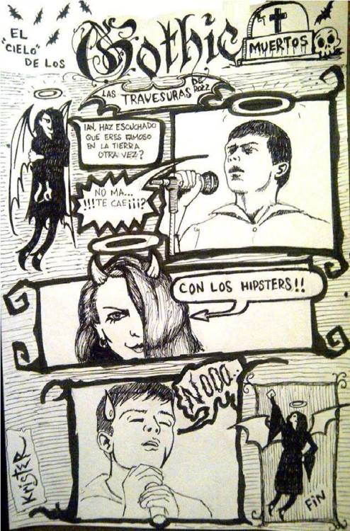 odiprofanumvulgus:  Rozz: Have you heard that you’re famous again? Ian: Omg! really? Rozz: Yup, with hipsters!!! Ian: NOO