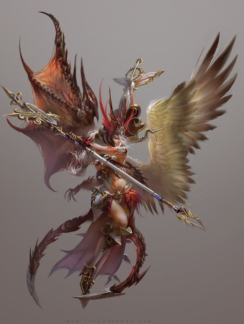 noobovich:  Fallen angel by *yuchenghong 