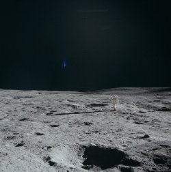 humanoidhistory:Apollo 14 spaceman Ed Mitchell on the Moon, February 5, 1971. (NASA)