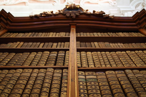 Herzogenburg Abbey (est. 1112): the library.