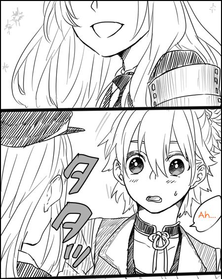 irisviel-yukinashin:    Originally by   デストロイ薫子 &gt;&gt;「浦島くんが初めて乱ちゃんに会ったようです