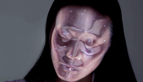 prostheticknowledge:Real-Time Face Tracking and Projection MappingImpressive proof-of-concept demons