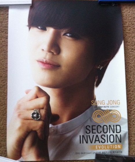 SELLING INFINITE'S SECOND INVASION EVOLUTION CONCERT POSTERS (Sungyeol, Dongwoo And Sungjong Only)