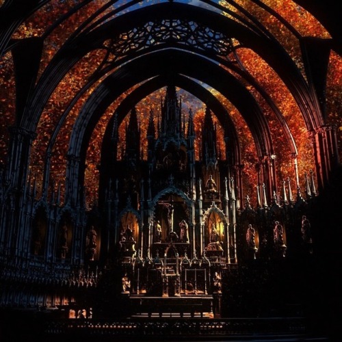 thattallnerdybean:mymodernmet:19th-Century Gothic Church Is Transformed into an Immersive Wonderland