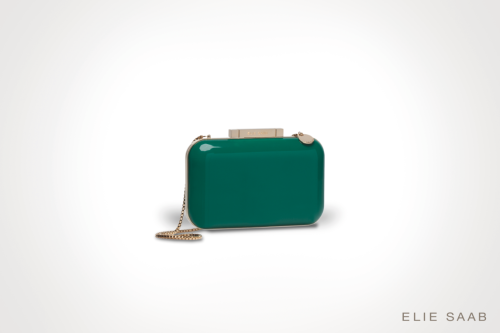 eliesaab:The Summer Classic: The candy-like clutch is back for another season in azalea pink and spr