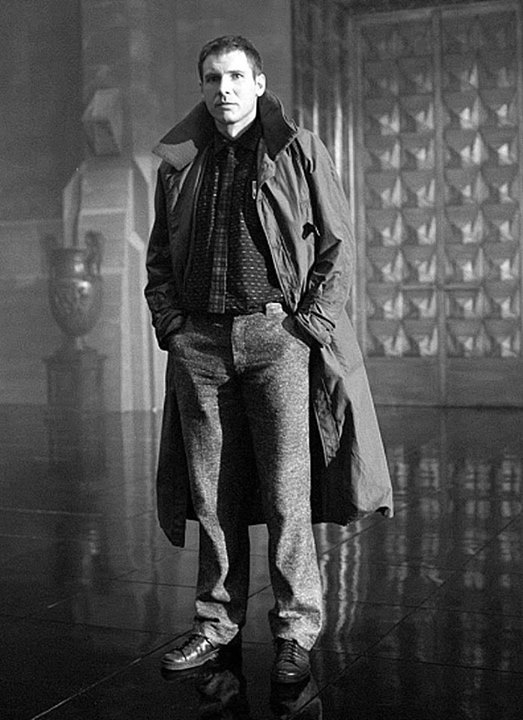 Harrison Ford. Blade Runner. Stephen Vaughan 1981 http://ANATOMIKA.net/tag/Icons/