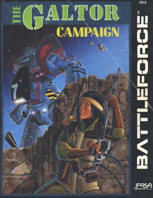 The Galtor Campaign, published in 1987, Cover artwork David R. Deitrick Interior artwork Dana Knutso