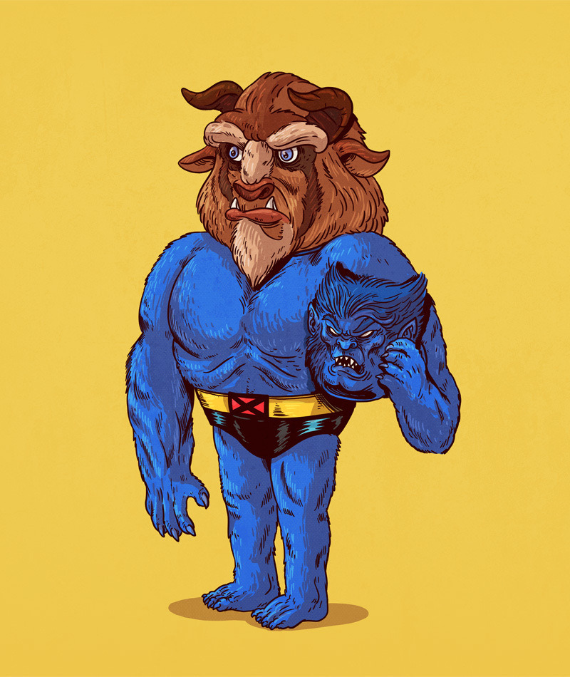 digg:  Artist Alex Solis’ series “Icons unmasked” is really blowing our minds
