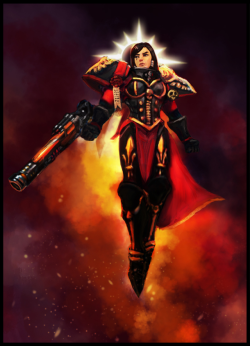 pharah-best-girl:  Overwatch 40k by brianlaborada 