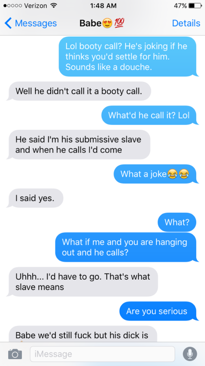 sharingthegirl:  Part 2 of 2 - GF ditched me to be with a tinder hookup. She typically wouldn’t do this however I told her how it’s a turn on if she takes control and makes decisions for herself instead of asking permission. I used the example of