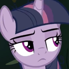 The evil Twilight clone glaring to the side