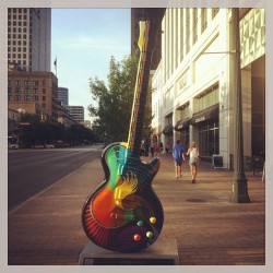 edenisajungle:  #austin #texas #usa #roadtrip #ontheroad #streetart #guitar #music 