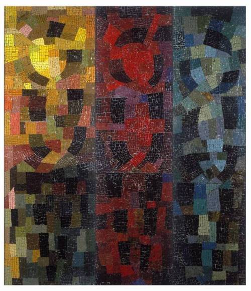 Otto Freundlich, Hommage aux peuples de couleur / Hommage to the peoples of color, 1938, Mosaic