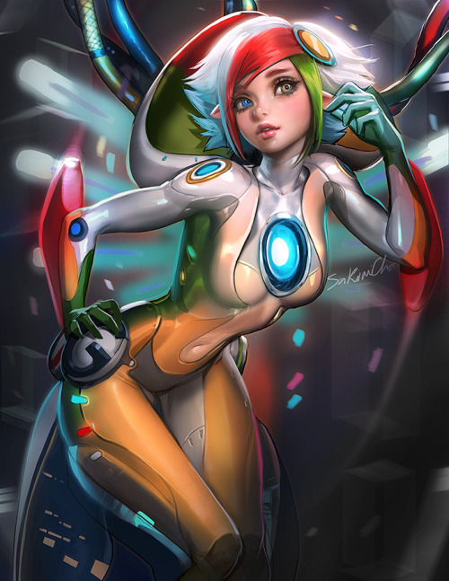 Chrome Andoid by sakimichan 