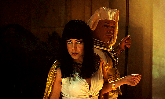 Aubrey Plaza as Cleopatra on Drunk History (TV...