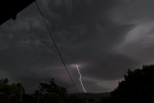 vurtual:Merimbula Severe Storm 8th January 2018(by Mark Hollander)