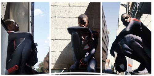 kaciart:  draiad:  andro-and-amazing:  nikolasdraperivey:  CINEMATIC MILES MORALES COSPLAYYo! My name is Nikolas A. Draper-Ivey…This is cosplay as Cinematic Miles Morales: The Ultimate Spider Man. This suit was made by Jesse Covington ( Writer