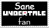 sane undertale fan