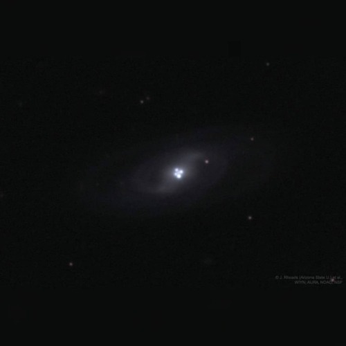 The Einstein Cross Gravitational Lens #nasa #apod #wiyn #aura #noao #nsf #galaxy #quasar #gravitationalfield #gravitationallensing #einsteincross #interstellar #intergalactic #universe #space #science #astronomy