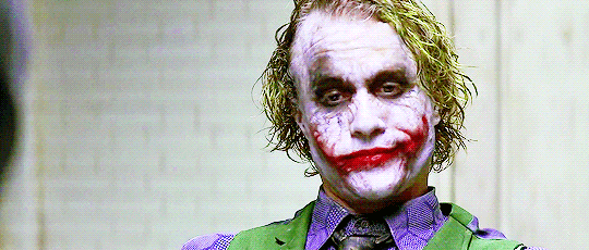 daily-joker:  “You have all these rules and you think they’ll save you.”   Heath