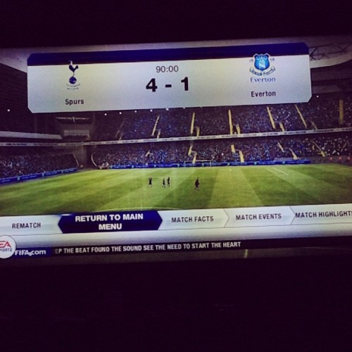 Porn photo First game of Fifa. Boom!