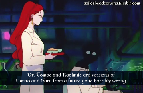 Dr. Tomoe and Kaolinite are versions of Umino and Naru from a future gone horribly wrong.