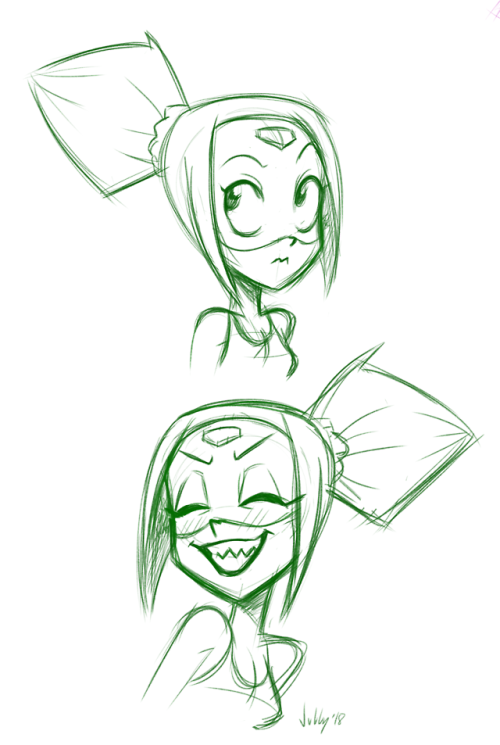 Clod with an updo