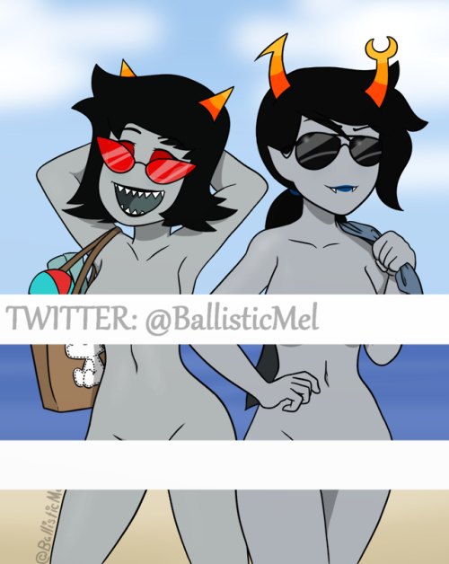 Scourge sisters beach day alternate. (uncensored below)Follow me on TWITTER!