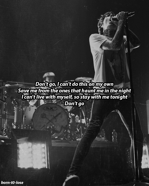 born-t0-lose:  Bring Me The Horizon - Don’t go 