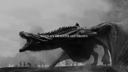 jon-snows:I will take what is mine with fire and blood.