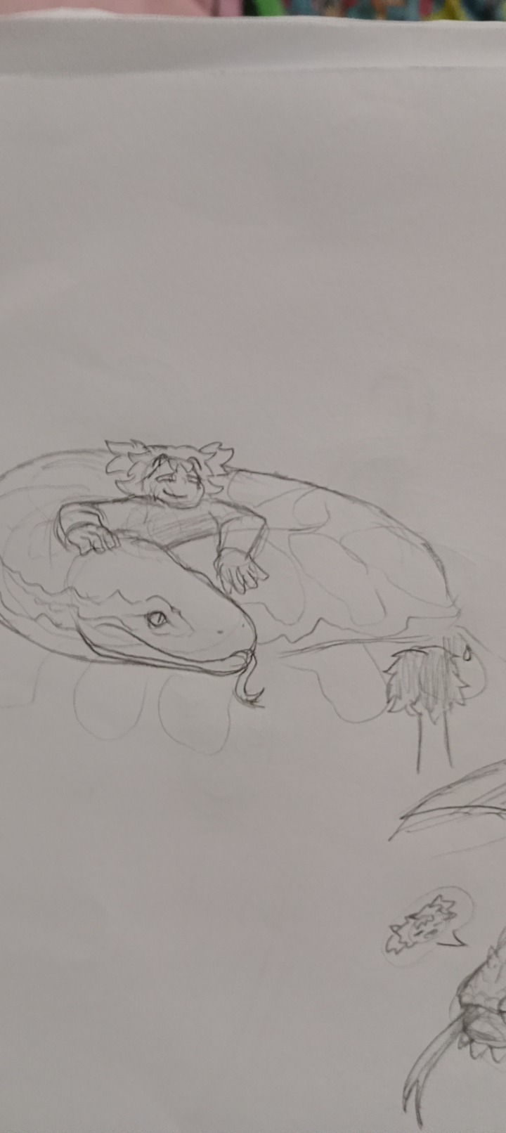 Headcanon: Nagisa Absolutely LOVES Snakes, He Thibks They're Cute And Sometimes Are Mistreated As These
