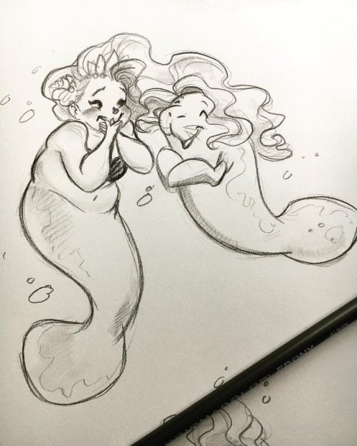 everydayamermaid:from Mermaid + Manatee, an art book by Brianna Garcia (tumblr) Love this!!!!!