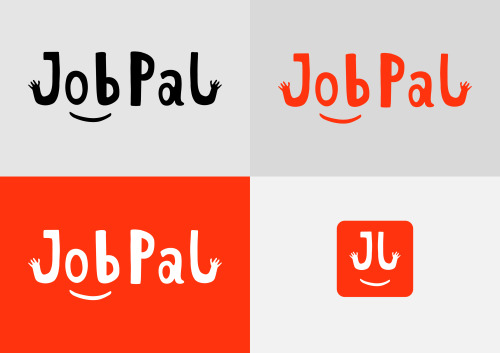 Brief: A logo for JobPal a online/ app-based job search and recruiting companyThe warm illustrated l