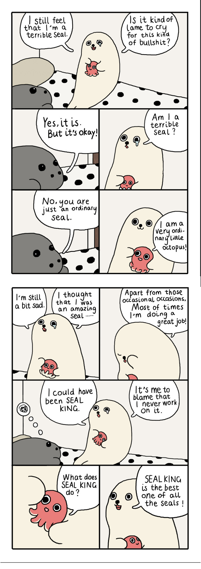 solanastera:  somanyseals:  when seal is feeling terrible about itself.  I am the