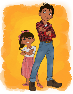 eona-art:  I love love love Coco! One of my favourite Disney film’s in years tbh. I’d like to think Socorro imitates her brother a lot lolol