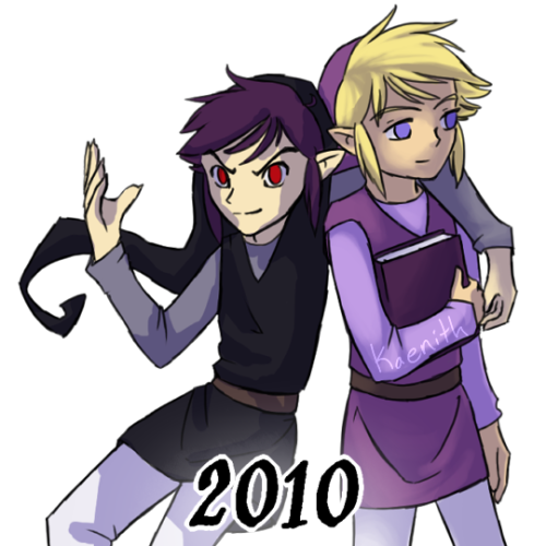 My oldest piece of Four Swords fanart I’ve been able to find is from 2010. I redrew it five years la