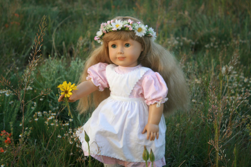 desertdollranch:“Pick as many daisies as you can!” Anna told everyone. “We’re going to make daisy ch