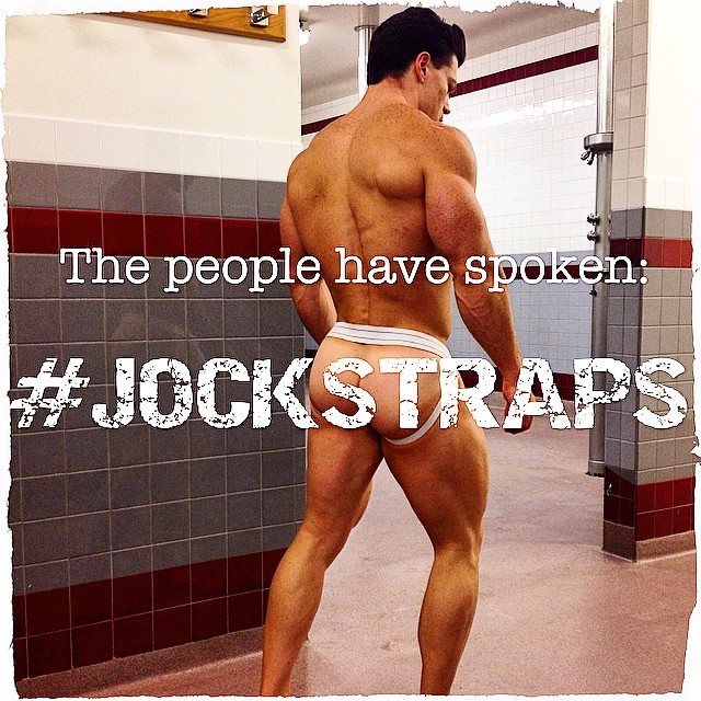 traveladdict227:  white-steel:  The people have spoken: #JOCKSTRAPS.   It’s clear