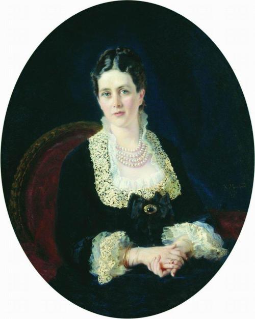 Portrait of Princess E.Sheremetiyeva, 1877, Konstantin Makovskywww.wikiart.org/en/konstantin
