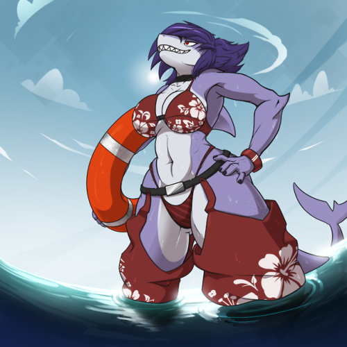 Shark week!A drawing of Xaenyth’s best shark for shark week a little while ago!