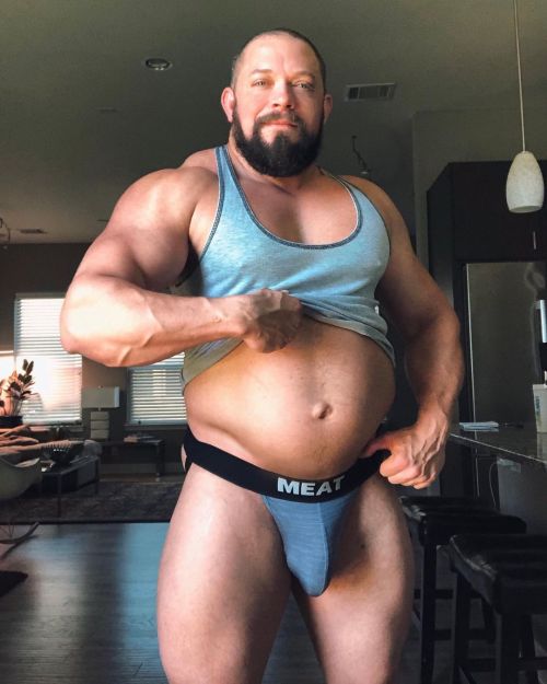 Meat Monday . : @meatunderwear . . . . . #meatunderwear #gayjock #gayunderwear #musclebull #musclebe