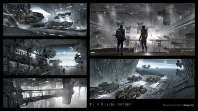 Check Out Elysium Concept Art By George Hull Tumbex