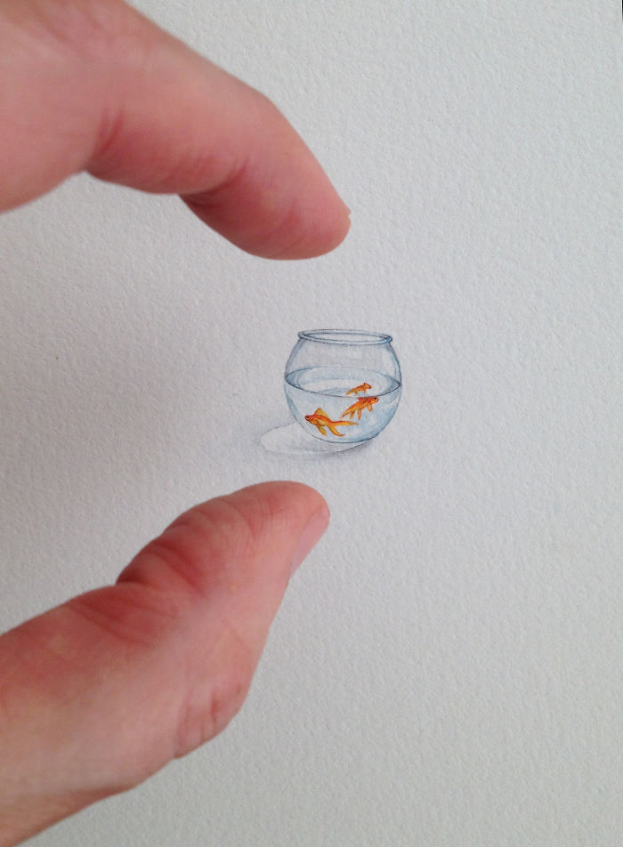 culturenlifestyle:  Adorable Miniature Illustrations by Brooke Rothshank Miniature