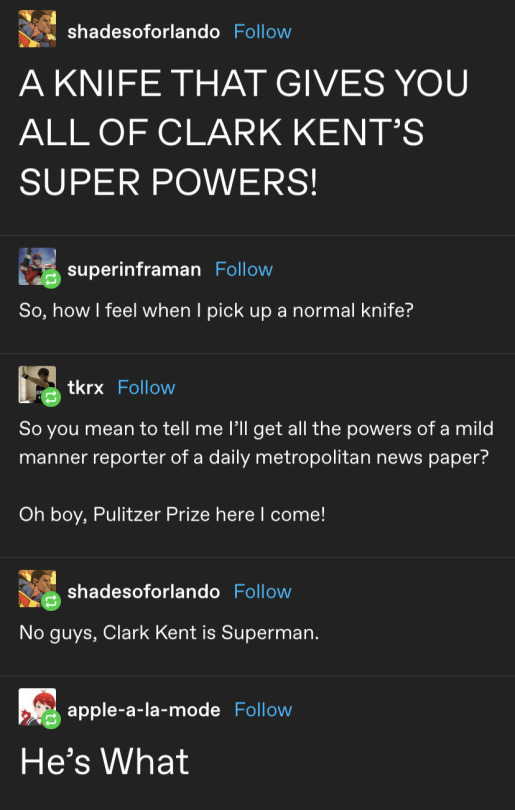 Compilation Of My Favorite Stupid Running Joke On Comics Tumblr Please Feel Free To Add On