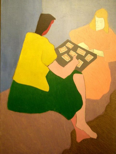 The Card Players, by Milton Avery, 1945