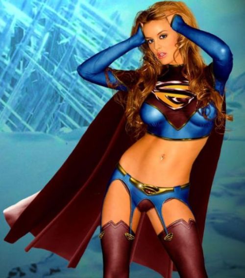 Sex naughtycostumes:  Sexy SuperGirl Body Paint. pictures