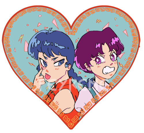 made a double sided ranma charm for sacanimepre-orders are open on my online store! https://javakitt
