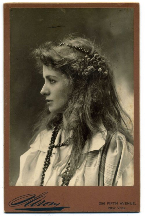 thehystericalsociety:Maude Adams - c. 1890 - (Via)