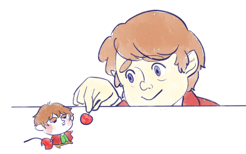 non6ix: fishsicle: NON YOUR TEENY BILBO’S SO CUTE I WANT TO JUST FEED HIM ALL DAY EVERY DAY YES D