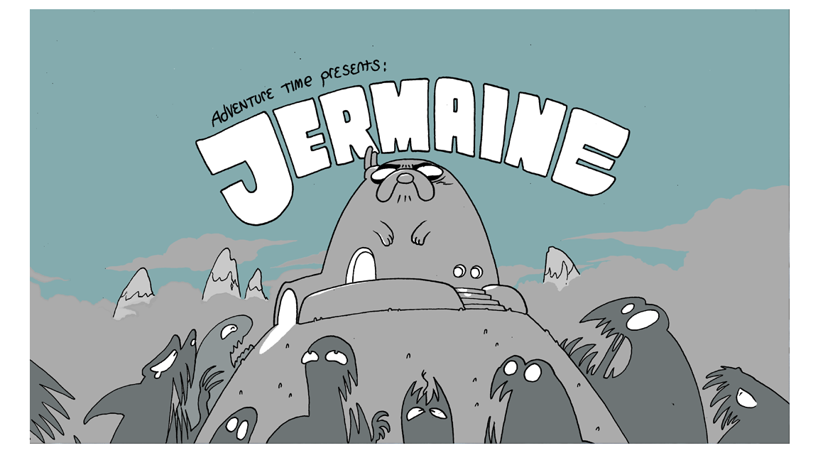 Jermaine - title carddesigned by Brandon Grahampainted by Nick Jenningspremieres